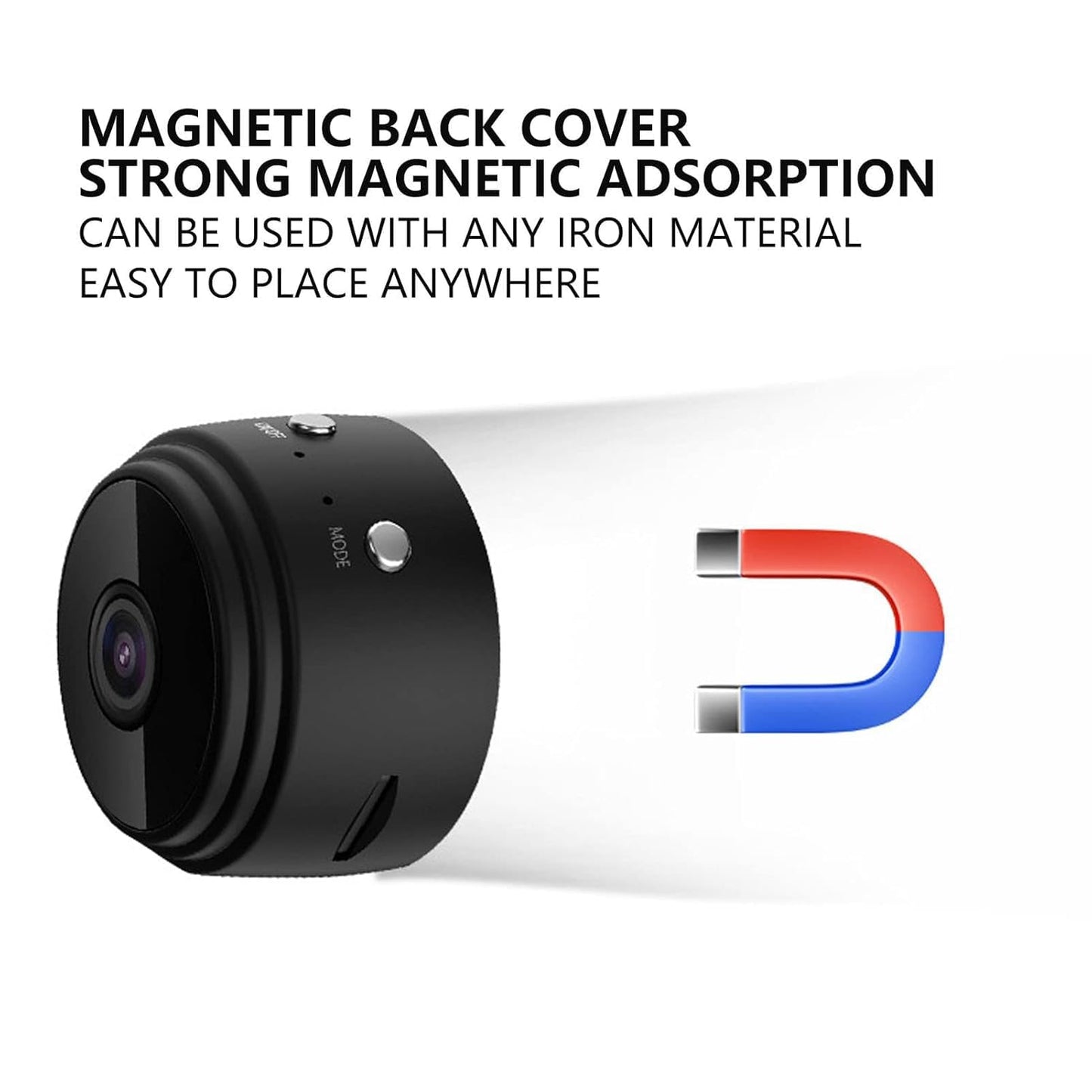 WiFi Cameras with Magnetic Back Cover, Covert Baby Nanny Cam with Phone App,Tiny Smart Camera for Indoor Outdoor (Copy)