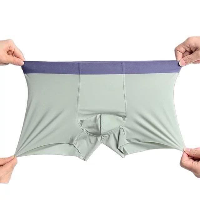 Men's Ice Silk Briefs Boxers  (Pack of 3)(random colour) - CL-MA-1274