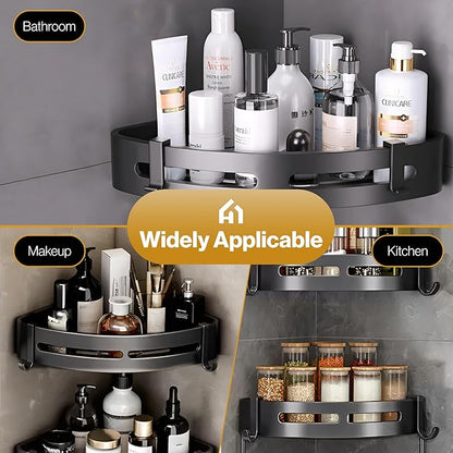 Corner Shelf for Bathroom, Aluminium Bathroom Shelf for Wall pack of 1