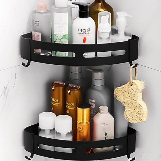 Corner Shelf for Bathroom, Aluminium Bathroom Shelf for Wall pack of 1